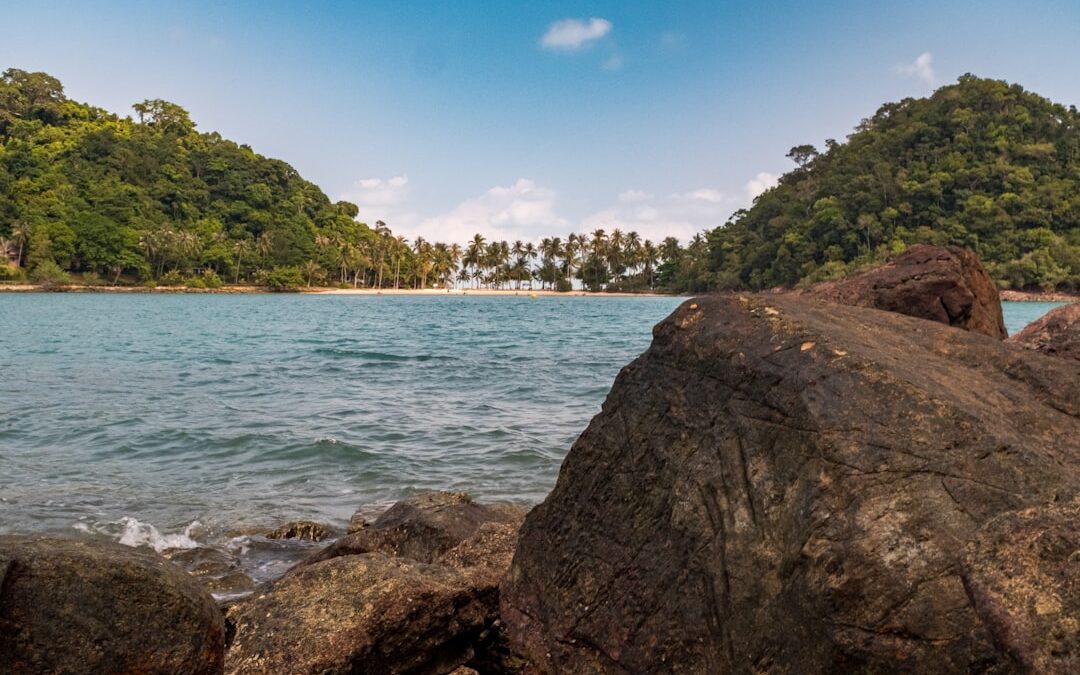 Photo Beachfront sunset