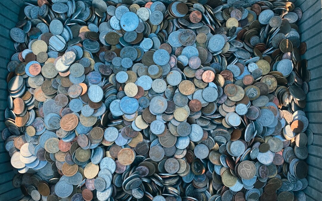 Photo Stacked coins