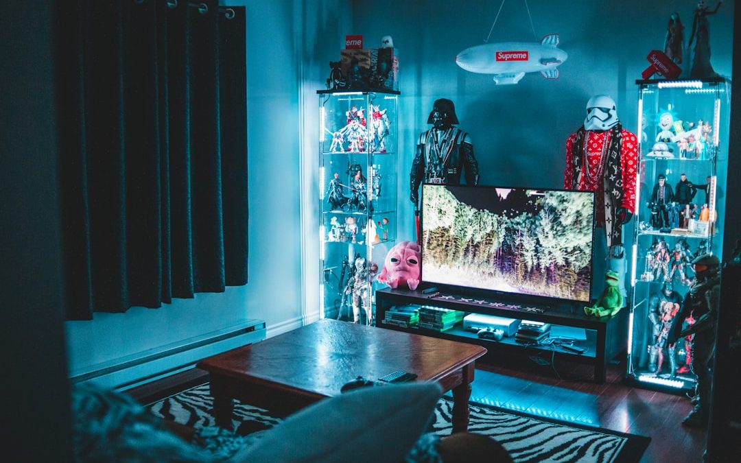 Photo LED TV setup